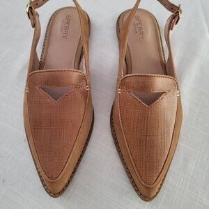 Sperry Dock-Sider Leather and Suede Flats